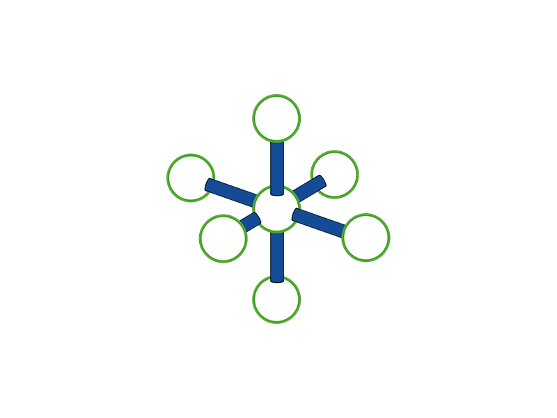 SF6 single gas molecule